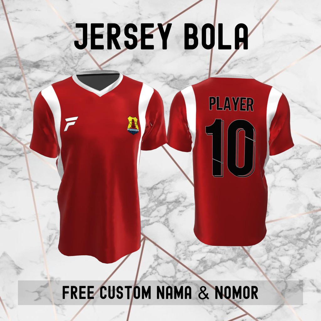 Jersey Persema Malang Klub Bola Baju Kaos Custom Nama dan Nomor Punggung - 259