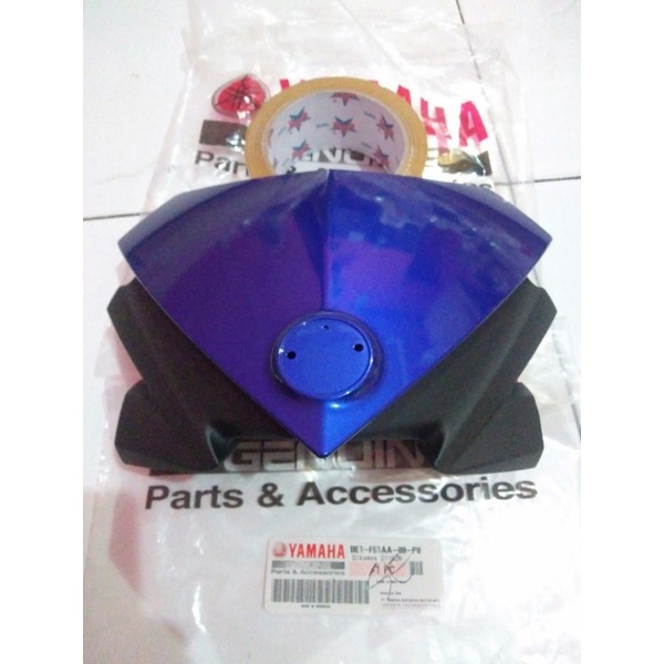 Cover dudukan visor dan visor Aerox 125 original ygp