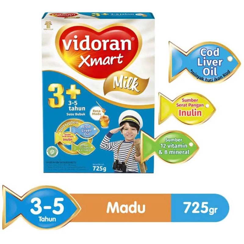 

Vidoran Xmart 3 Plus Madu 725g