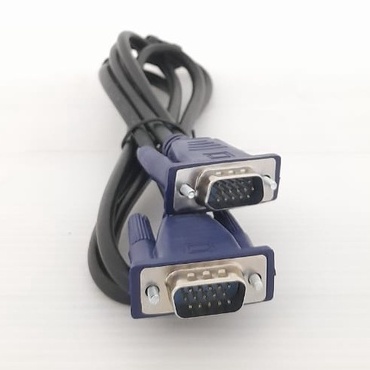 Kabel Cable VGA Male to / ke Male 1,5 Meter untuk komputer cpu monitor proyektor standard