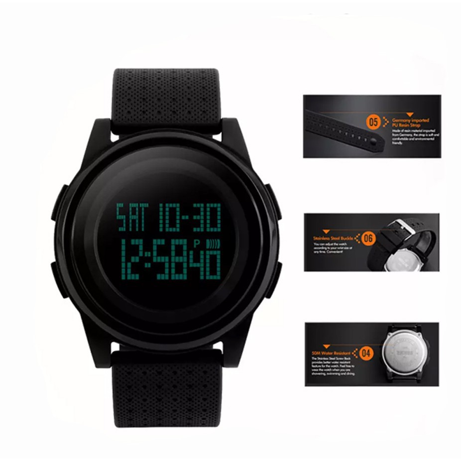 PROMO  Jam Tangan Pria / SKMEI ORIGINAL / SKMEI 1206  / SKMEI THIN  TERLARIS