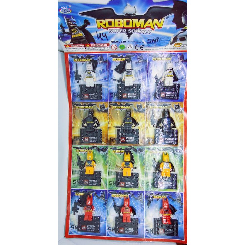 Lego Batman / mainan Lego Batman isi 12pcs