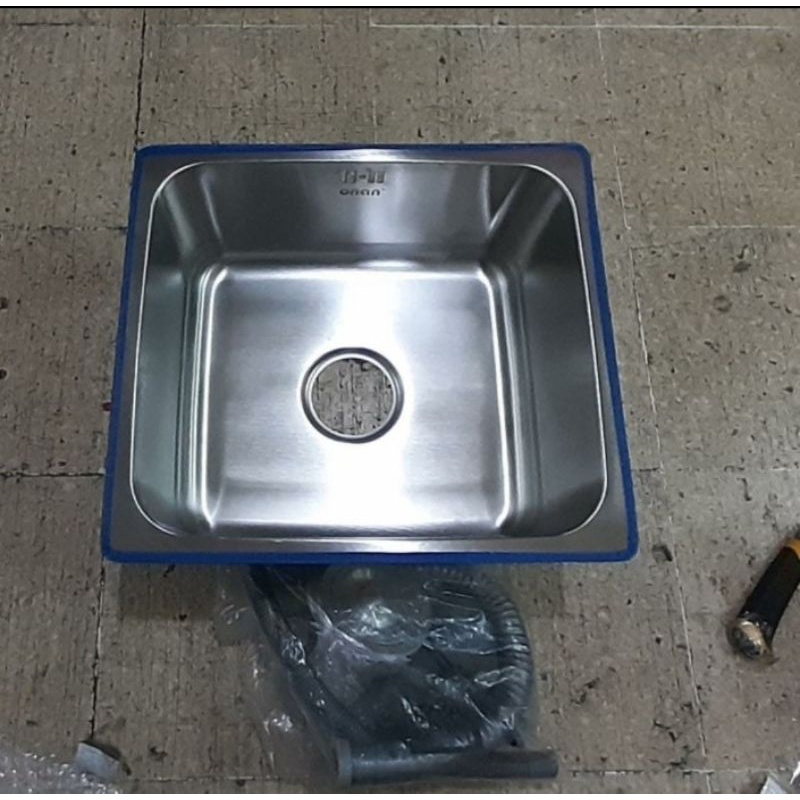 Kitchen Sink ONAN ORIGINAL 44x39cm bak cuci piring Top mount dan Undermount stainless sus 304