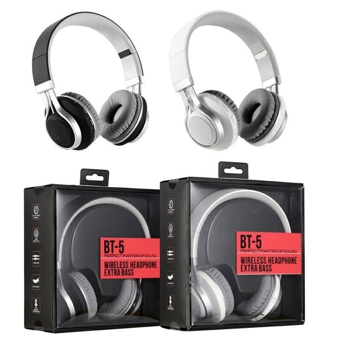 Headset bluetooth wireless rexus bt5