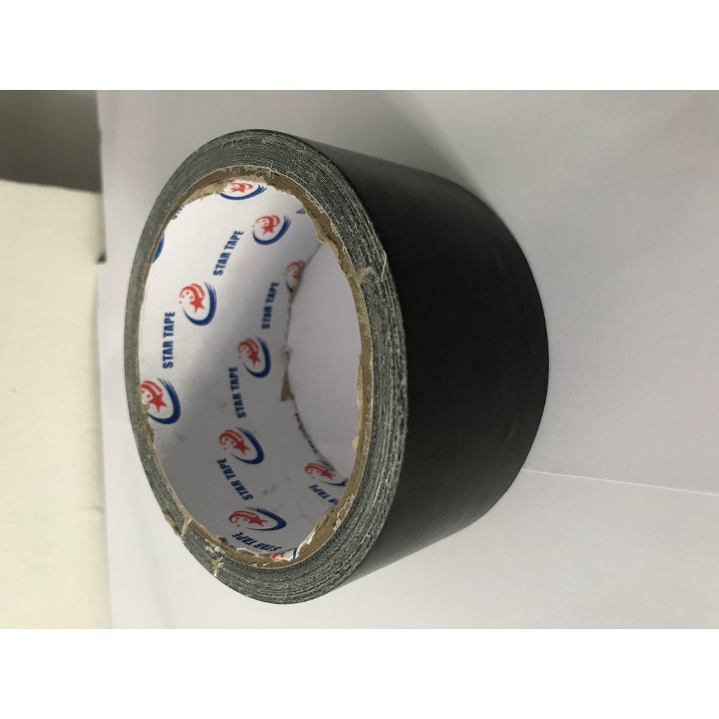 

Lakban Kain Hitam 2" Inch x 8M & Cloth Tape 48 mm Linen jilid - Hitam