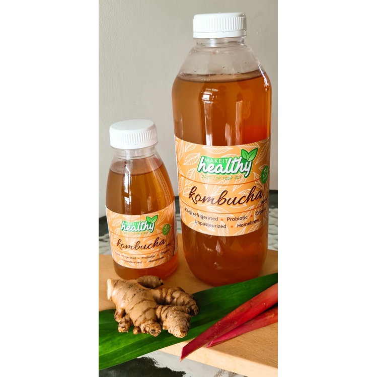 

Kombucha Jahe kecombrang Pandan 350 ml 1 L