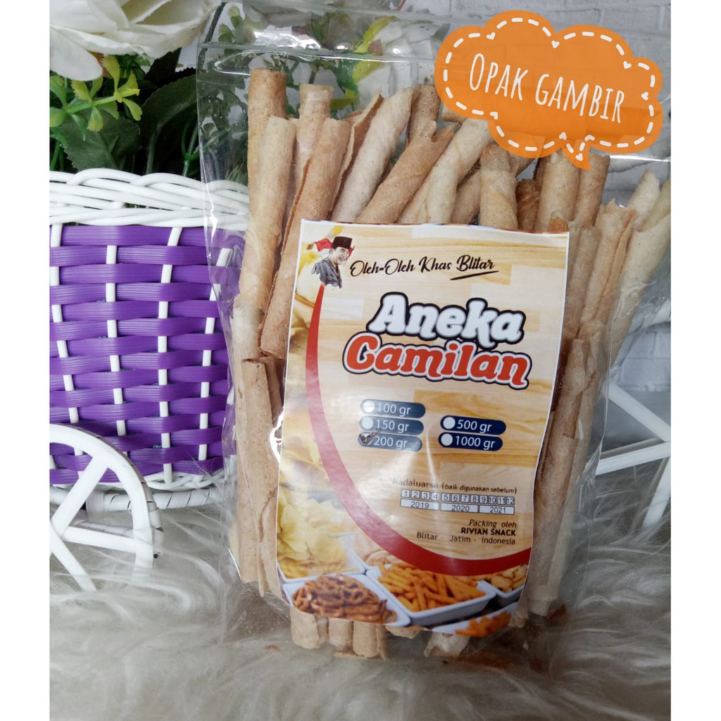

Krupuk Gambir 200gr