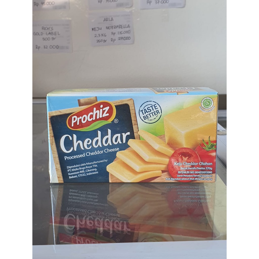 Jual Keju Cheddar Prochiz 170g / Processed Cheddar Cheese Indonesia ...