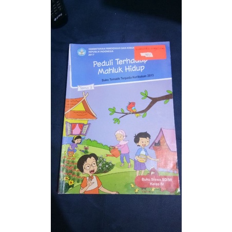 buku tematik tema 3 , kelas 4 SD