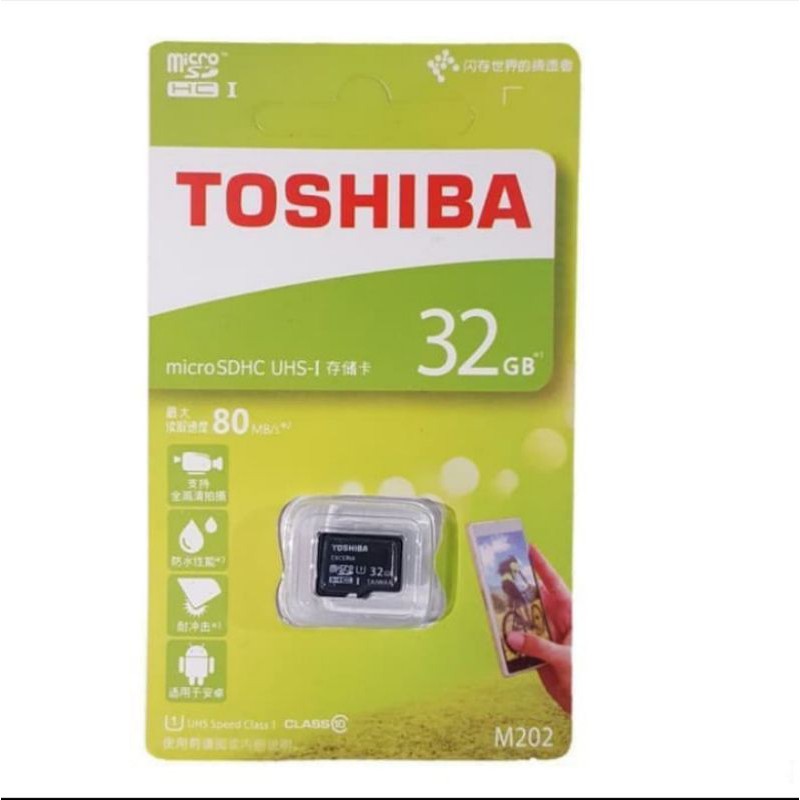 MICRO SD TOSHIBA 32GB MEMORY CARD MMC MICRO TOSHIBA