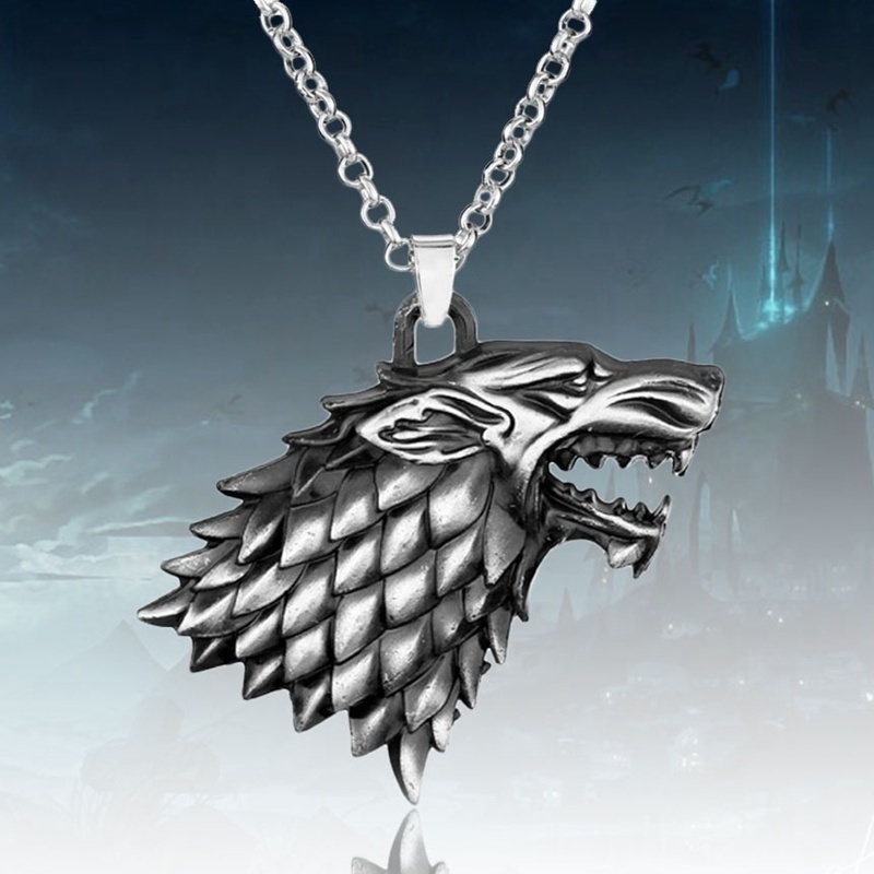 Retro Style Men's Wolf Design Pendant Necklace / Jewelry Accessories