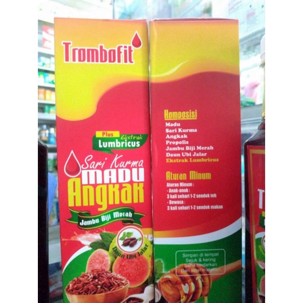 SARI KURMA MADU ANGKAK 460 GR trombofit thrombofit