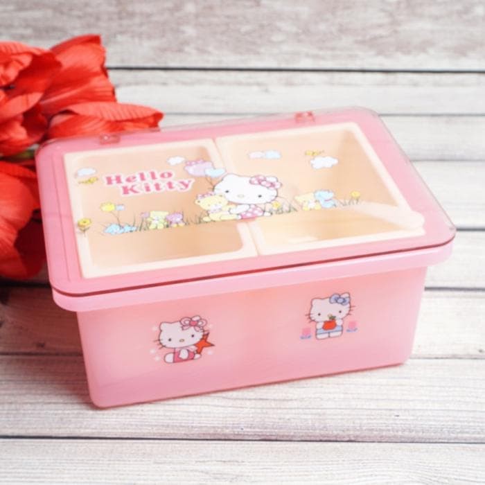 

Tempat bumbu sekat plastik hello kitty Container plastik