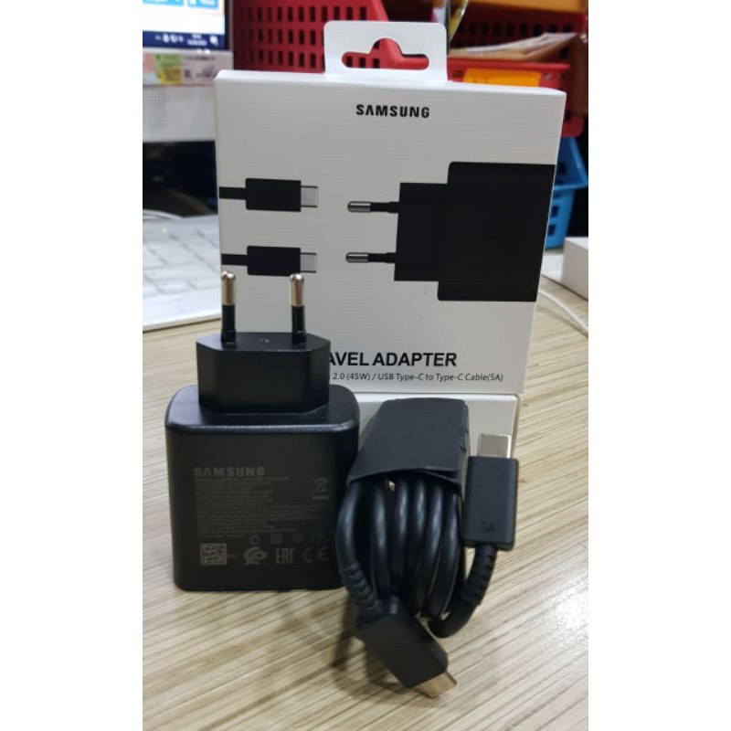 Charger Charger Samsung 45W F55 C55 M55 S24+ S24 Ultra S23+ S23 Ultra S22+ S22 Ultra S21 S20 Ultra P