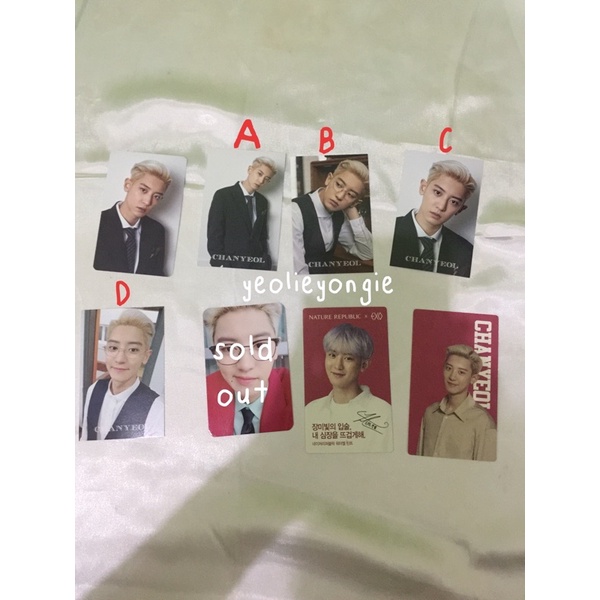 PC PHOTOCARD SEASON GREETING EXO 2020 SG 2020 CHANYEOL BENEFIT SEASON GREETING 2020 SG 2020 EXO CHAN