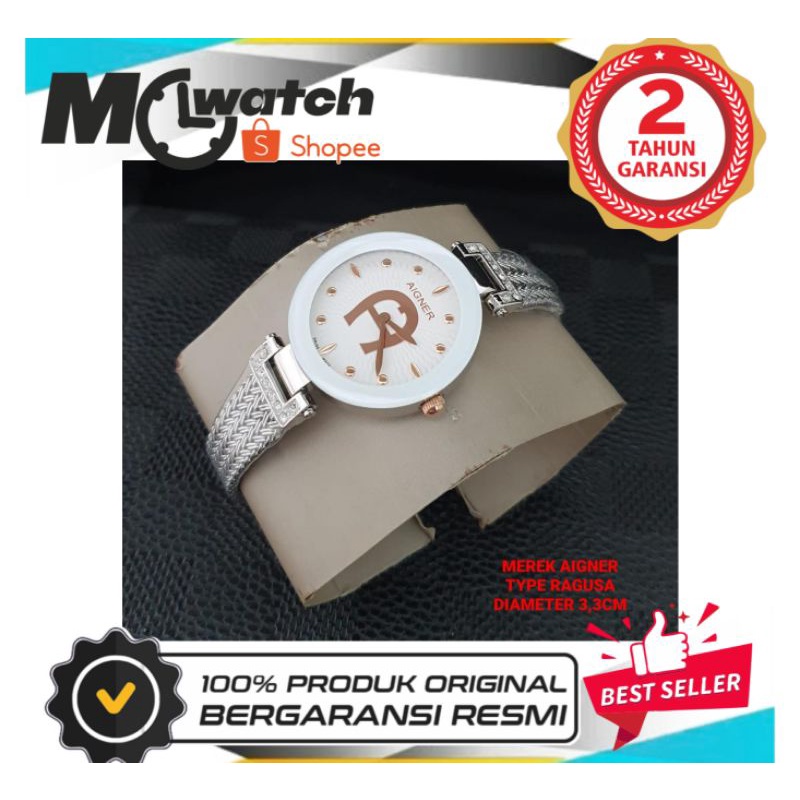 JAM TANGAN PRIA WANITA | RANTAI | KULIT | KARET | MURAH | aigner ragus case silver putih strap stain