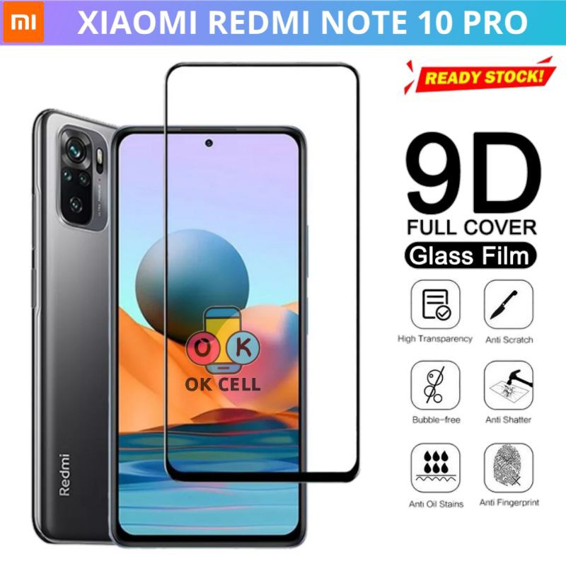 Tg Anti Gores Full Layar Xiaomi Redmi Note 10 Pro - Tempered Glass Full Redmi Note 10pro Premium