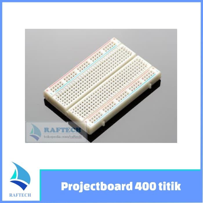 

Promo Breadboard - Protoboard - Projectboard 400 titik / point/ holes Terlaris