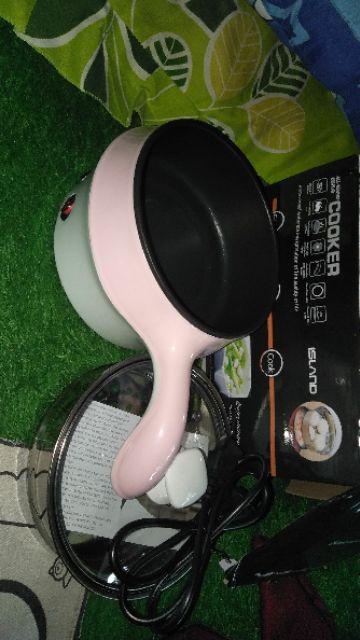 Multifungsi Electric Fry Pan Panci Listrik Lapisan Keramik New (random)