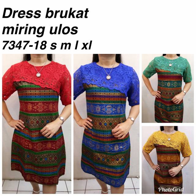 DRESS CHIBI ATASAN BROKAT