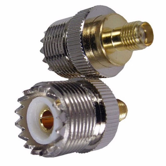 Female SMA Adapter Konektor to Female PL 259 PL259 Connector Adaptor Termurah