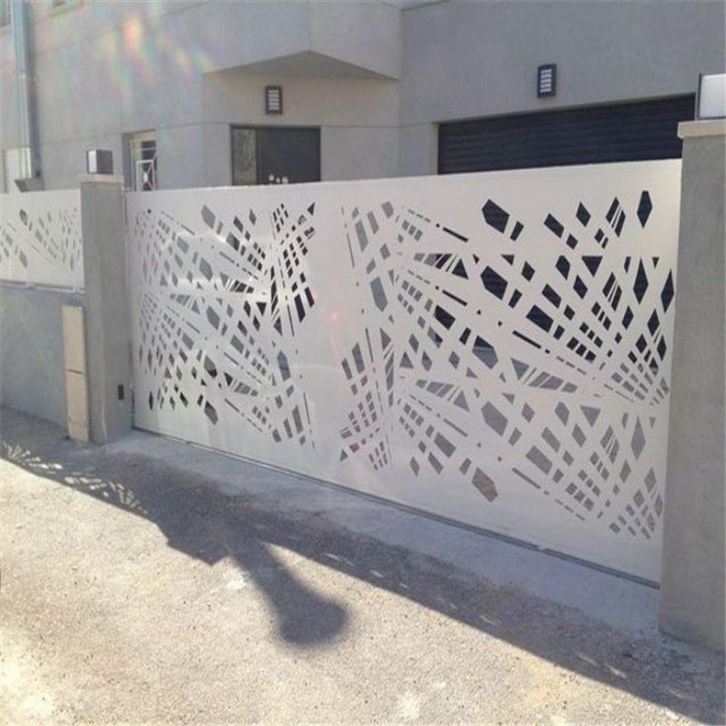 pagar besi motif laser cutting