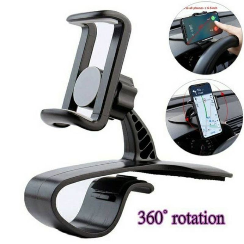 Jepitan Hp Dashboard cara phone holder 360° Mobil Holder Hp Universal Mount Hp HOL15