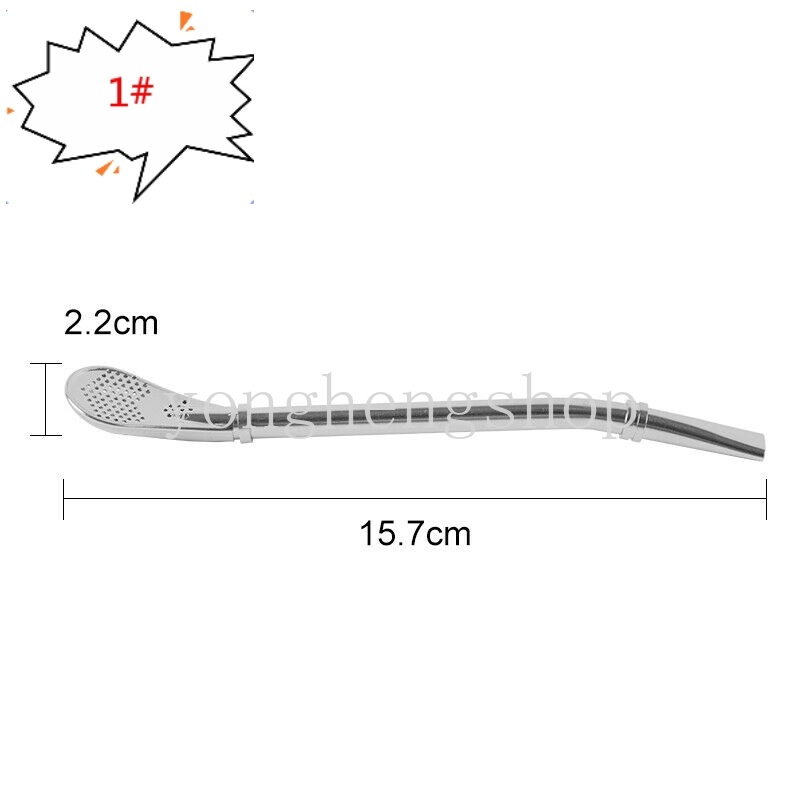 Sedotan Filter Teh Yerba Mate Bahan Stainless Steel Dapat Dicuci