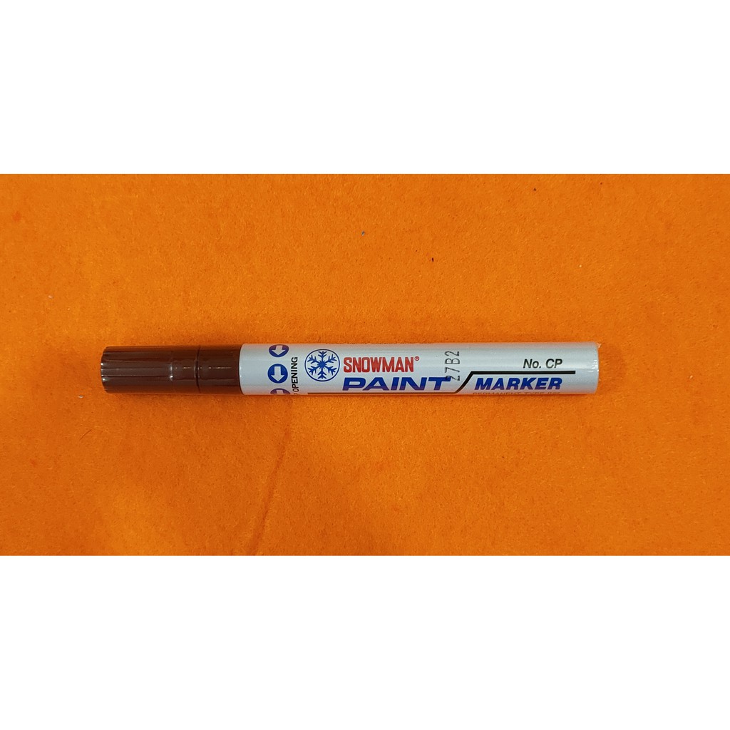 

SPIDOL PAINT MARKER SNOWMAN CP - 12 BROWN / COKLAT