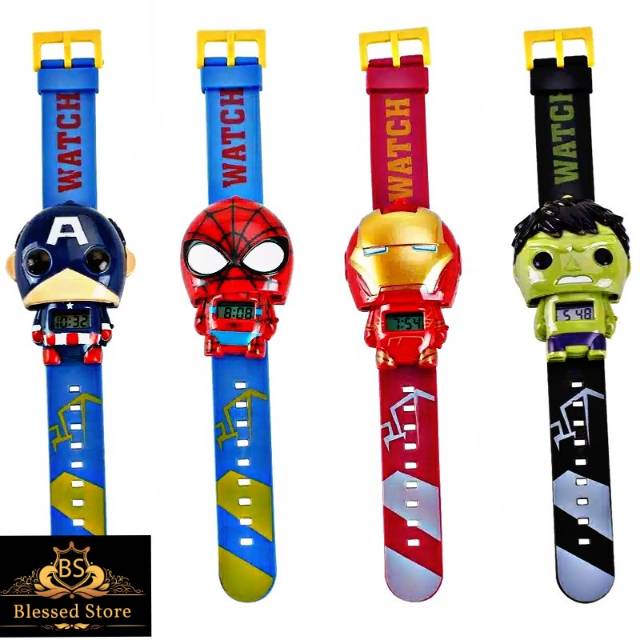JAM TANGAN ANAK JAM TANGAN KARAKTER JAM FASION KIDS JAM IMPORT JAM TANGAN HERO JAM CARTOON GGS JAM