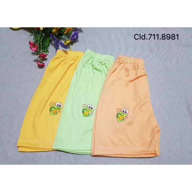 3 PCS Celana pendek anak 2-5 thn / Celana pendek anak katun halus / Celana pendek anak unisex