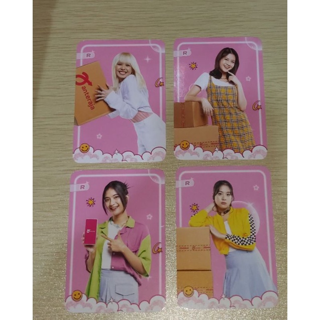PC PHOTOCARD ANTERAJA JKT48 JINAN CHRISTY FENI ZEE AZIZI