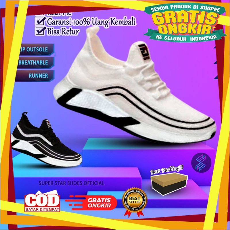 UKURAN SIZE 37 38 39 40 41 42 43 44 45 / sepatu sneakers pria / sepatu pria / slip on highland onke 