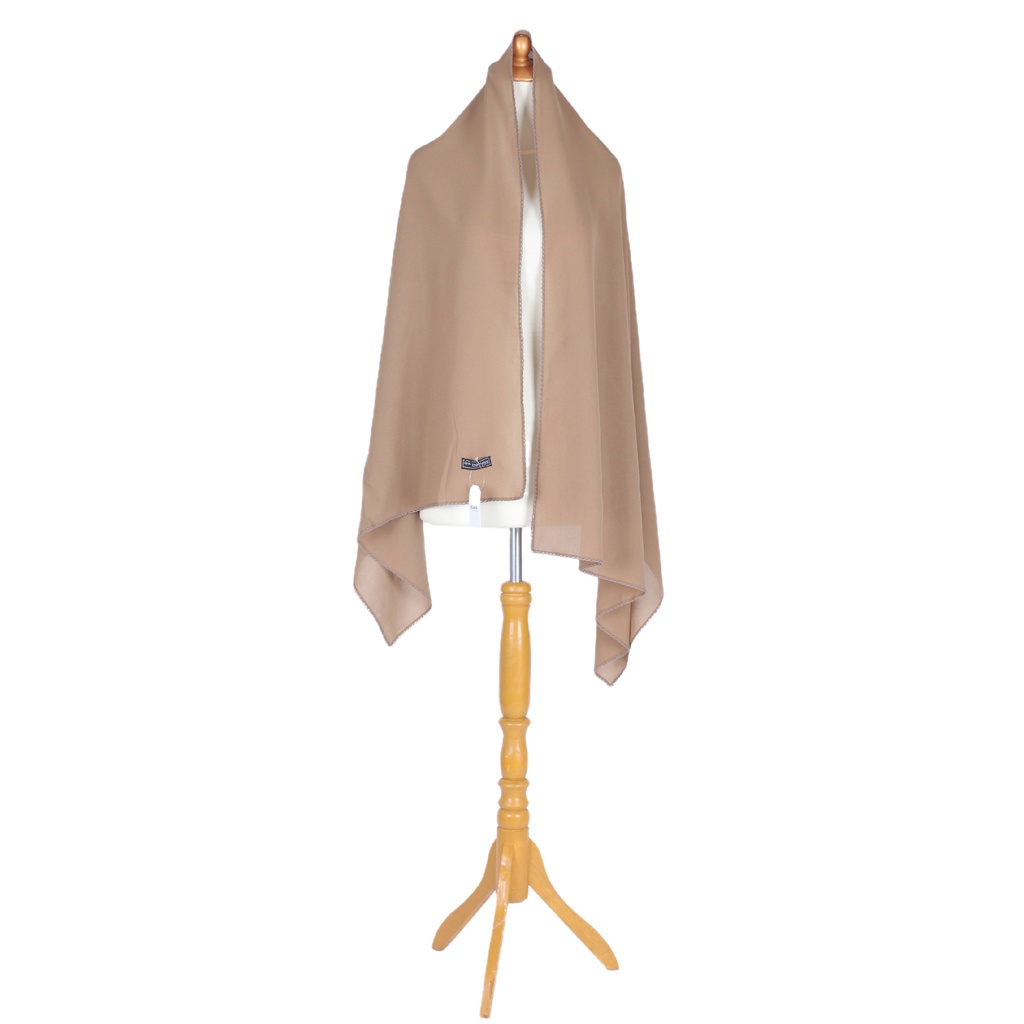 Pashmina Diamond Crochet - Tiara Shawl-Khaki