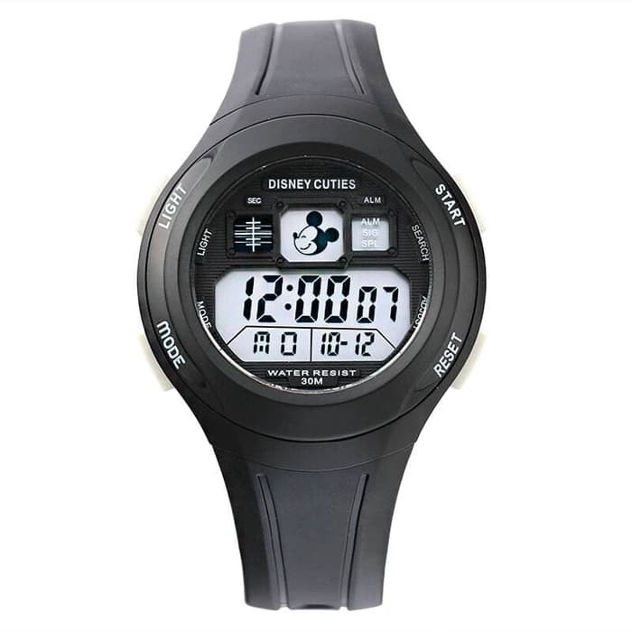 MICKEY MOUSE MS55056B JAM TANGAN SPORTS DISNEY ORI DIGITAL ANAK HITAM
