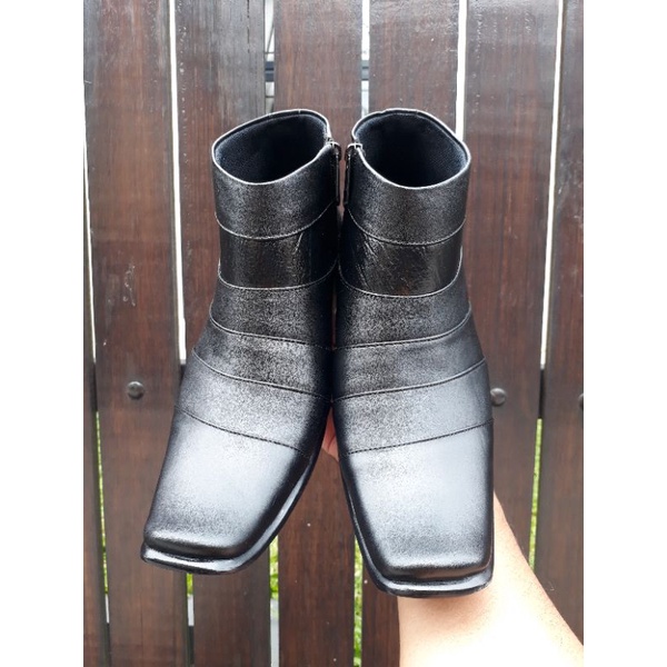 SEPATU BOOT KANTOR PRIA 7051 KULIT SAPI ASLI -SEPATU FORMAL TERLARIS