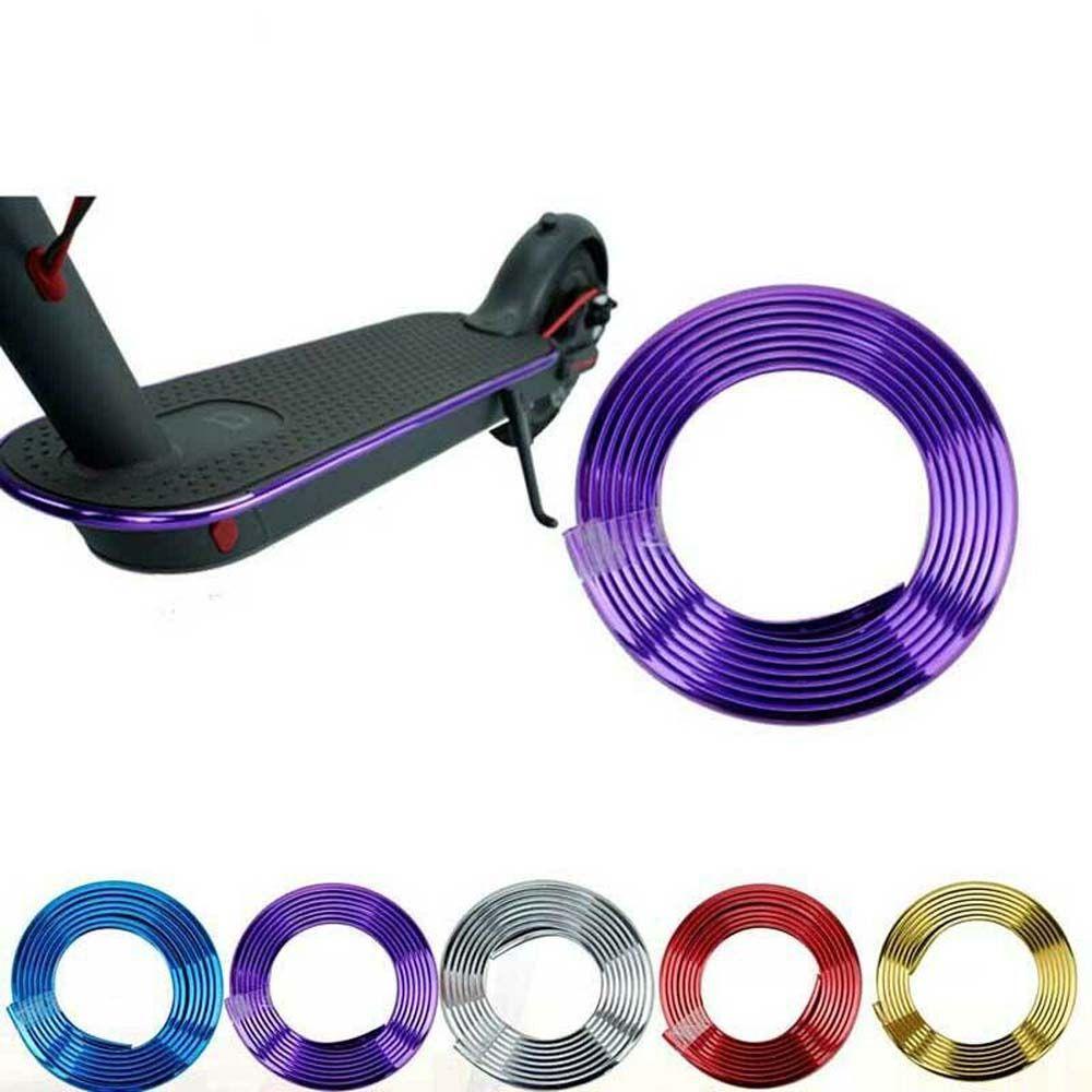 Nickolas1 Body Strip Hias Tepi Anti Gores Untuk Xiaomi M365 Pro Skateboard Parts Scooter Aksesoris Skuter Listrik Stiker Pelindung