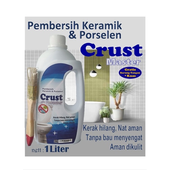 Crust Master Pembersih Keramik Kamar Mandi 1 Liter