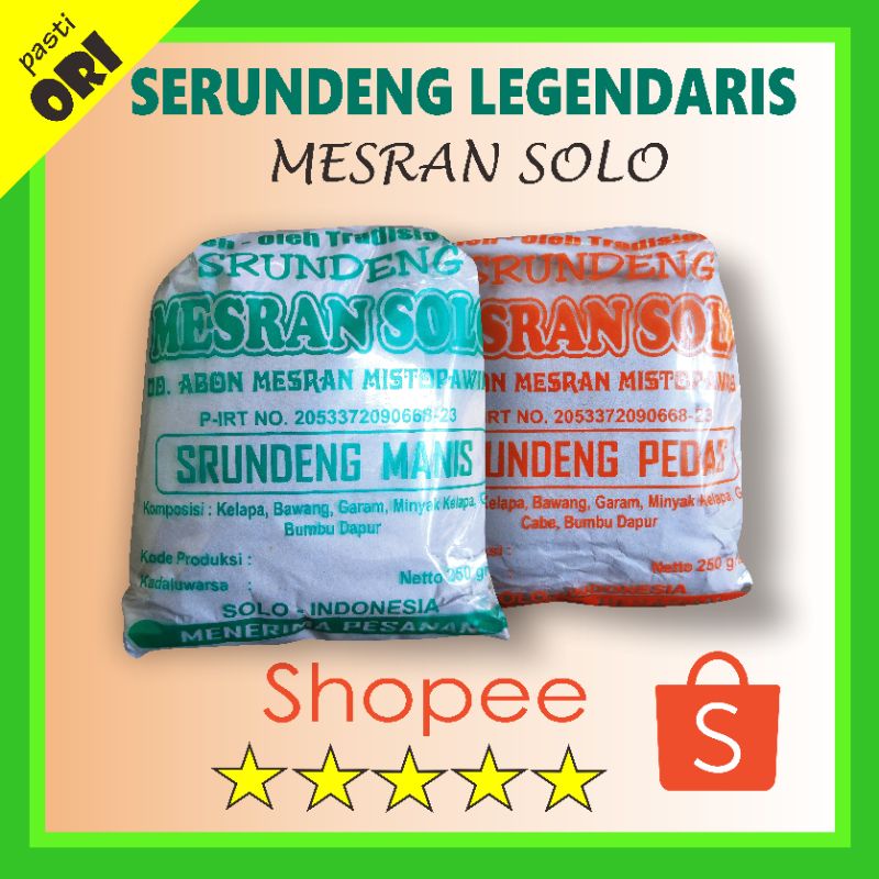 

SERUNDENG MESRAN SOLO - SRUNDENG MESRAN SOLO - SERUNDENG KELAPA MESRAN SOLO