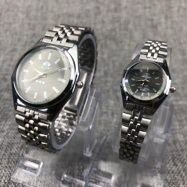 ［Ready Stock］Jam tangan rantai couple 5warna ready rantai pria wanita jam tangan warna s1021