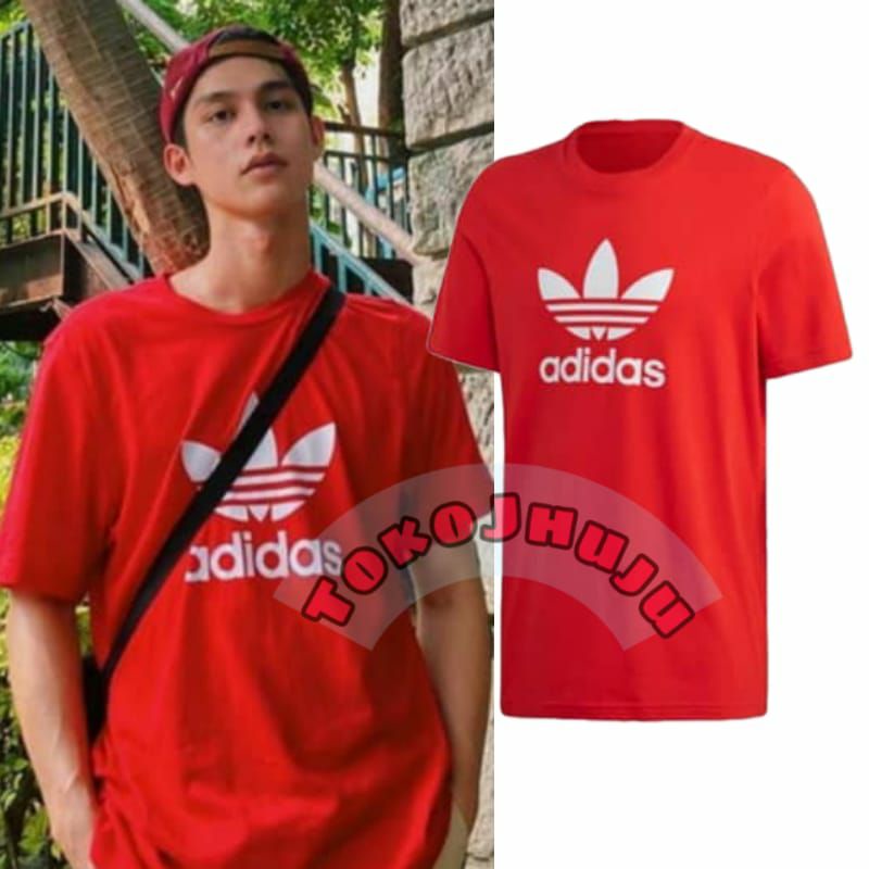 Baju Kaos Astro bright KAOS MERAH PRINTING DEPAN win metawin  bright vachirawit style