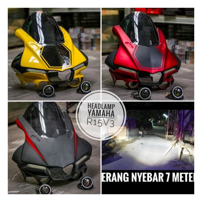 visor r15 model R6 kedok r15 v3 UNDERCOWL r15 v3 KEDOK YAMAHA R15V3 HEADLAMP YAMAHA R15 VVA KEDOK R1