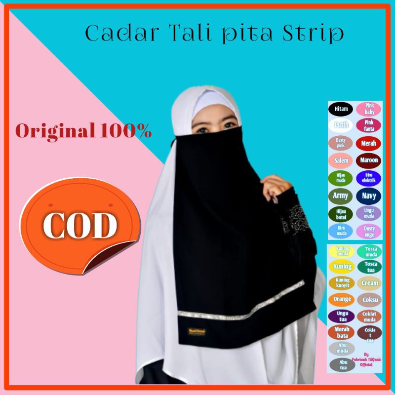 

Niqab tali renda niqob tali pita cadar tali bidadari