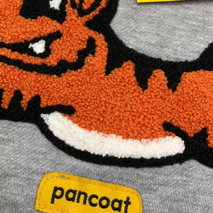 Terbaru.. HOODIE PANCOAT GREY MACAN BORDIR FULL TAG LABEL HIGH QUALITY CASUAL HYPE FASHION PRIA