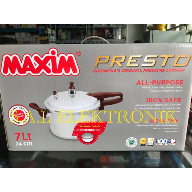 Presto pressure cooker Maxim 7 Liter