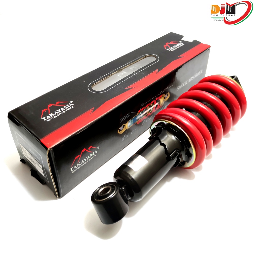 MonoShock Shockbreaker Satria 2TAK Satria 120 Merah TAKAYAMA