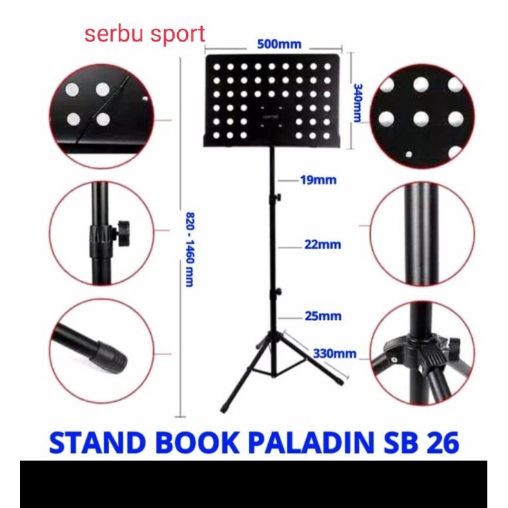 STAND BOOK PALADIN ORIGINAL STAND MUSIC LUBANG PALADIN