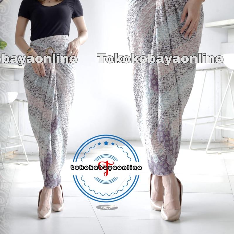 Rok Lilit Batik Bawahan Kebaya Rok Lilit Modern/ukuran jumbo/in light