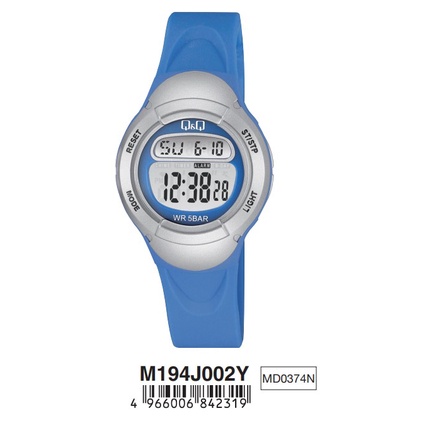 SALE Jam Tangan Wanita Casual Sporty Rubber Digital Original Q&amp;Q QNQ QQ M194 M194J Series