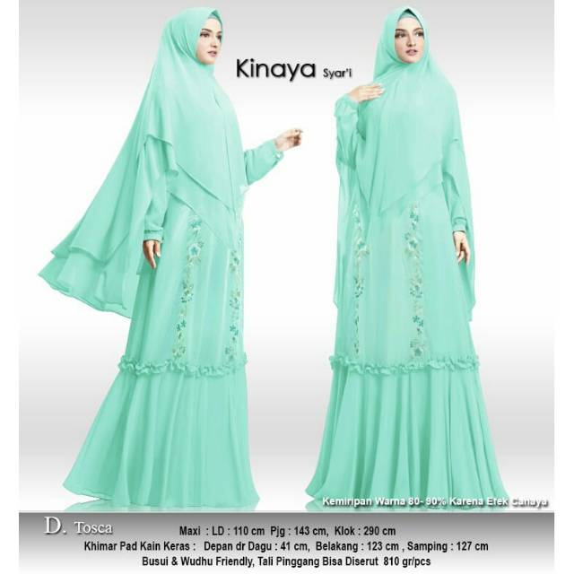 Gamis Kinaya Syari Ceruty Babydoll